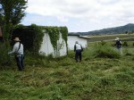 土地の適正管理：空き地草刈