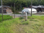 土地の適正管理：公民館用地草刈