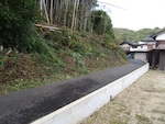 広場、生活道路の補修作業後点検