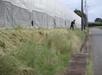 農用地水路の泥上げ・法面の草刈り（個人作業）