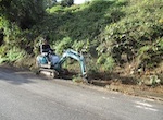 イノシシによる水路の詰まりの清掃