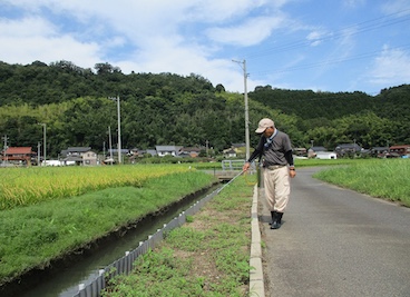 除草剤散布