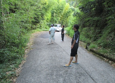 山道の適正管理：作業前点検