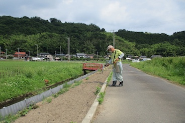 除草剤散布