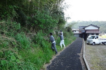山道等の適正管理：竹切り伐採
